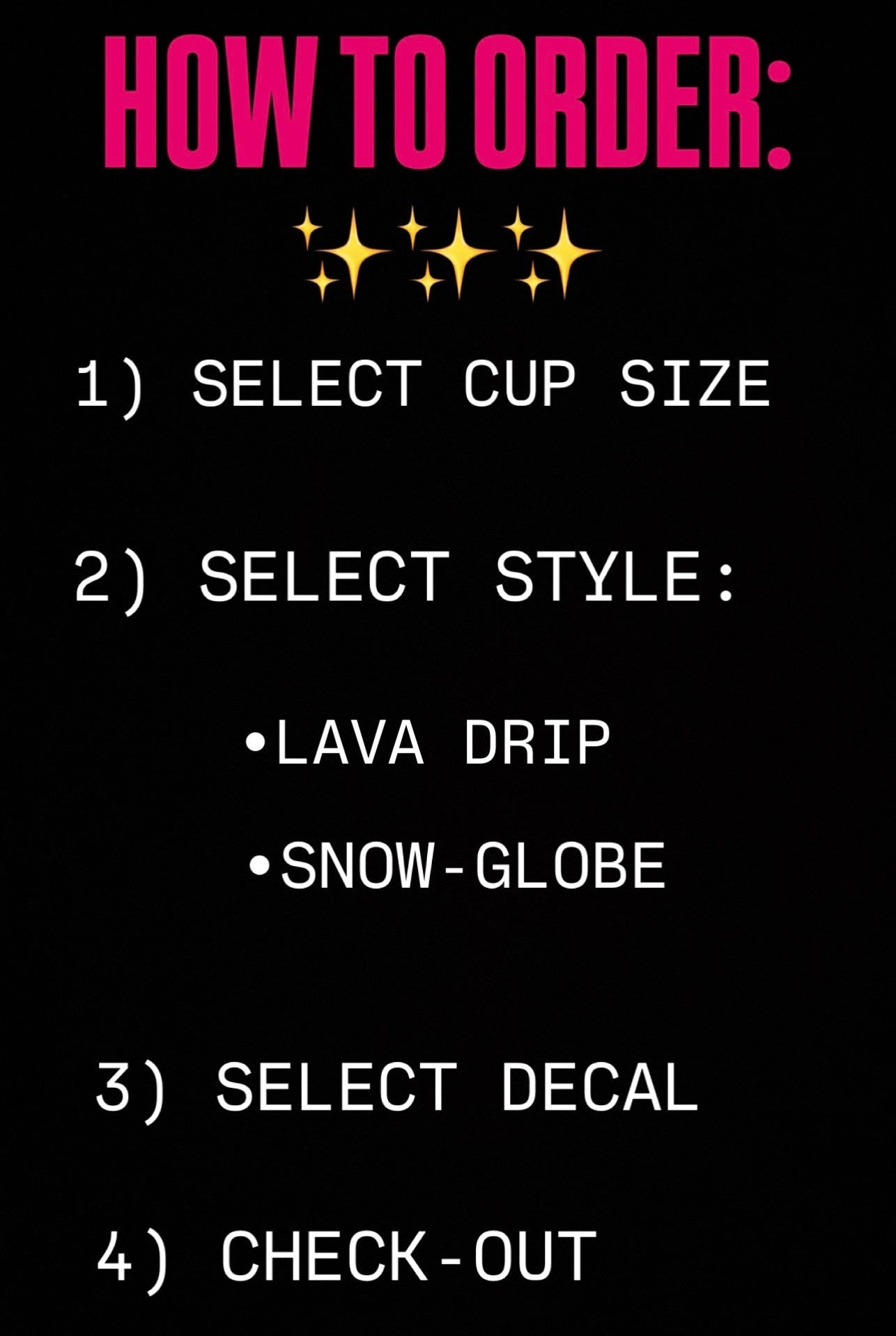 HOW TO ORDER